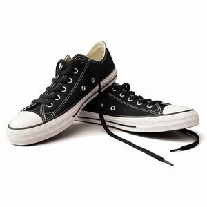 Converse CHUCK TAYLOR 3 youth ALL STAR OX UNISEX BLACK kidcore CASUAL sneaker